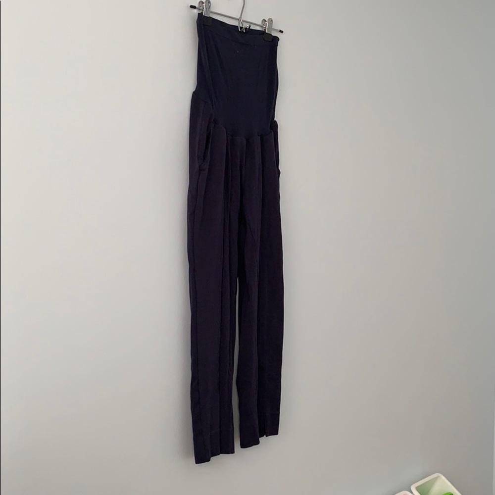 Motherhood maternity navy blue cropped pants